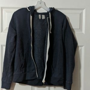 Divided grey hoodie